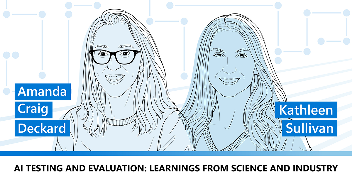 MSFTResearch's tweet image. In the “AI Testing & Evaluation” finale, Amanda Craig Deckard explores what Microsoft has learned about testing as a governance tool; the roles of rigor, standardization, & interpretability in testing; & what’s next for Microsoft’s AI governance work. msft.it/6017sDY5Z