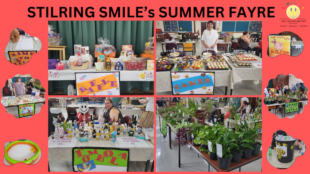 Stirling SMILE held a Summer Fayre and it was a great success. Friends from Askarne, Bentley, Cantley, Carcroft and Thorne Road SMILE’s,  and SMILE's Horticulture Centre (SHLC) along with families and carers, came together for a day of fun.

<a href="/DoncasterDamian/">Damian Allen</a>
#raffle
#summerfayre