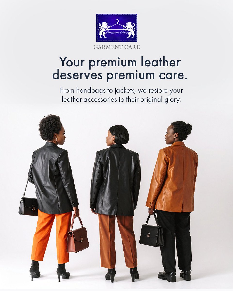Your leather investment pieces tell a story - let's make sure it's a beautiful one! Our expert leather restoration brings back the rich texture and color of your favorite bags, jackets, and accessories. Quality leather care for quality pieces.
 
#garmentcareltd