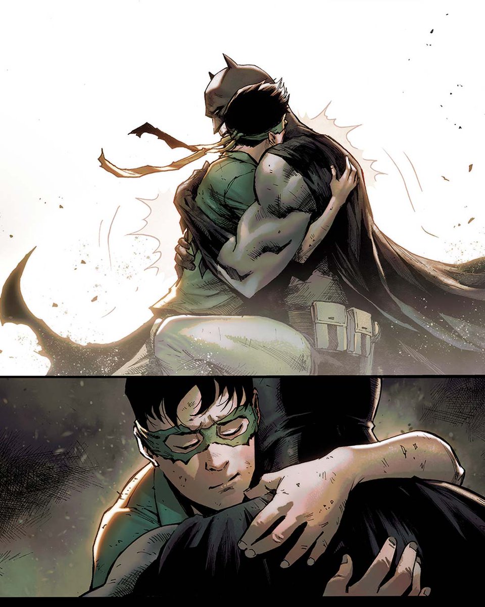 Mikemaluk's tweet image. Reunion. 🦇
From @DCOfficial Batman & Robin #23, with @PhillipKJohnson and amazing colors by Marcelo Maiolo