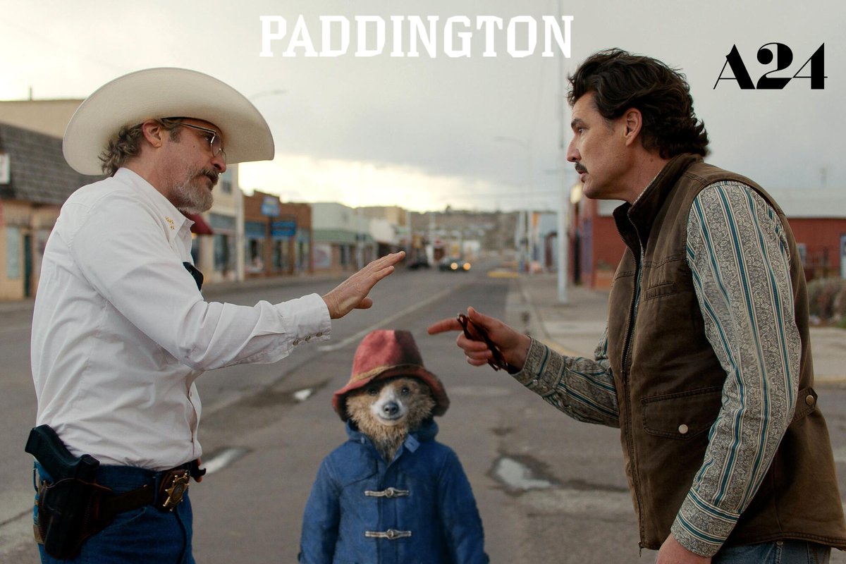 MikeBeauvais's tweet image. BOSS: Marketing wants to know if you can get tomorrow's deliverable in this afternoon.
ME (Photoshopping Paddington into an Eddington poster): Probably not.