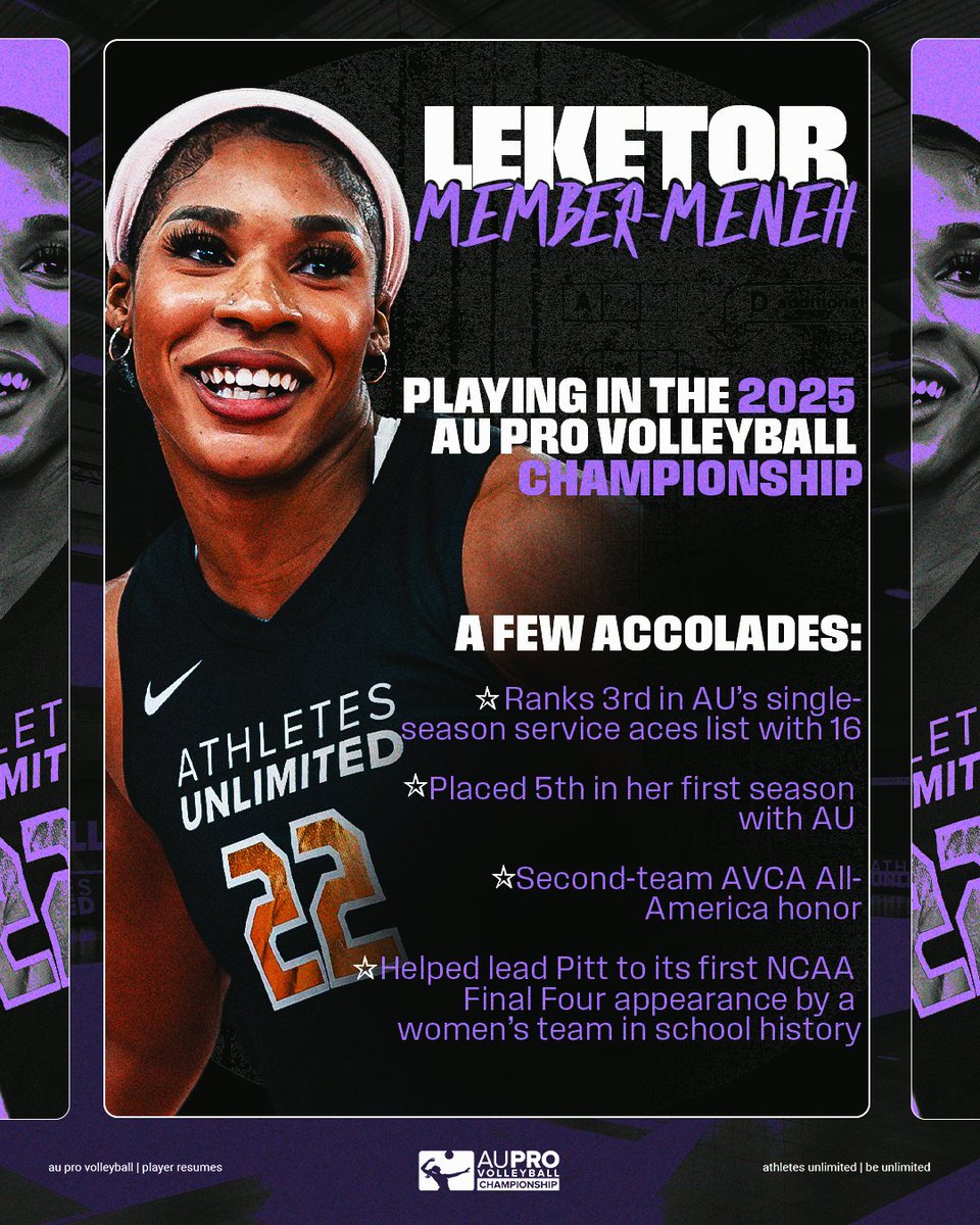 a 2024 Top 5 finisher is BACK for 2025 🤩🤩

📖 auprosports.com/read/leketor-m…

#AUProVB