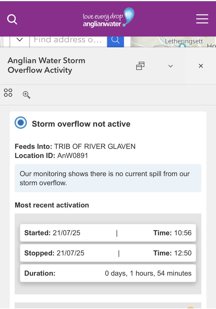 RussellB1ggs's tweet image. The River Glaven is home to White Clawed Crayfish 🦞 and acts as a Ark site where breeding Adults are used to reintroduce the species to other #ChalkStreams it’s unforgivable that a @AnglianWater Storm overflow should threaten their existence 21 July 1 hour &amp;amp; 54 minutes of 💩