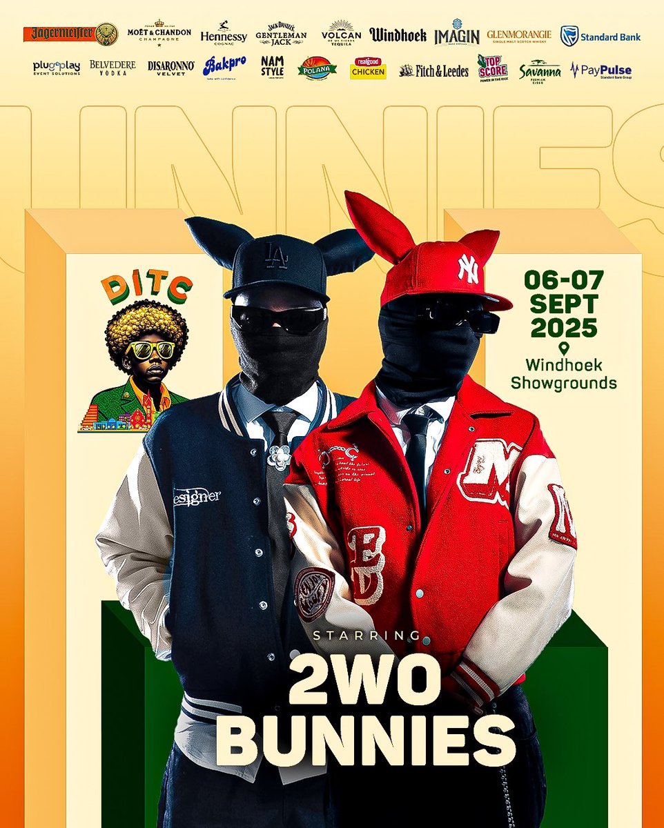 DITC introduces our 3rd main act, the ELECTRIFYING duo <a href="/2WOBUNNIES/">2WOBUNNIES</a> 🔥🤩 

Don’t forget to purchase your tickets and book your tables! See you on the 6th and 7th of September 💚