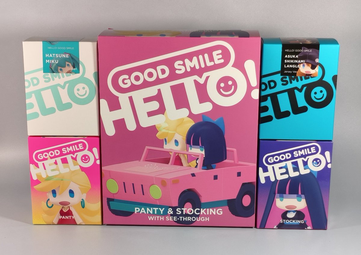 注文してたHELLO! GOOD SMILEのパンストフィギュアが到着。with