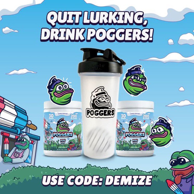 🧃💥 Level up your vibe with Poggers—where flavor meets swagger. Whether you're mid-stream, mid-clutch, or just vibin’ with the crew, Poggers brings that next-gen fuel that hits different.
🔥 Stay hydrated. Stay hyped. Stay DEMIZE.
Use code DEMIZE for a tasty discount