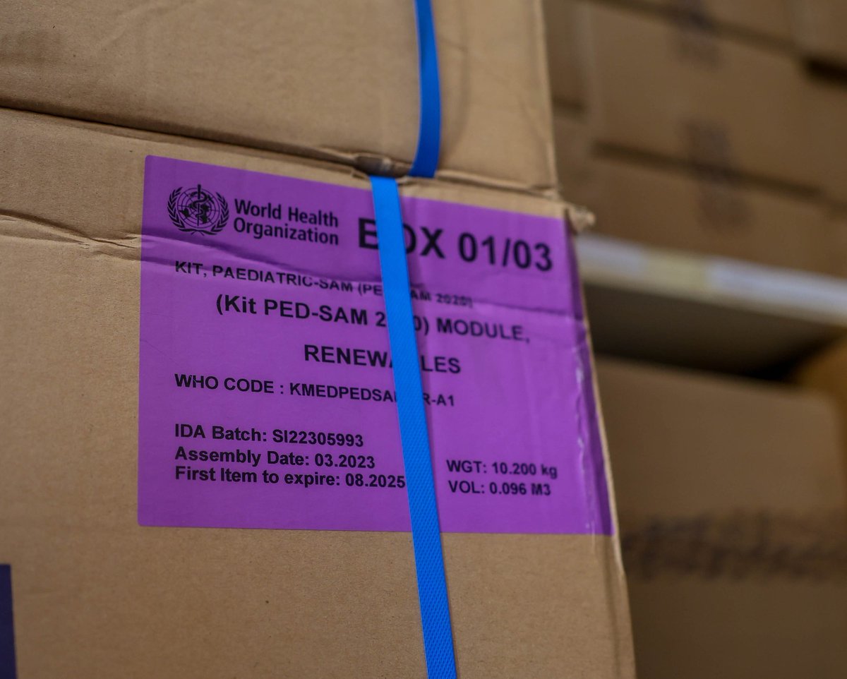 karamagih's tweet image. Today, @WHOSouthSudan and @MoHsouthsudan handed over supplies to Al Sabbah Children's Hospital, #SouthSudan ’s only children hospital.
✅ These supplies are for the children.
✅ They are for the mothers who sit anxiously at their bedside.
✅ They are for the doctors and…