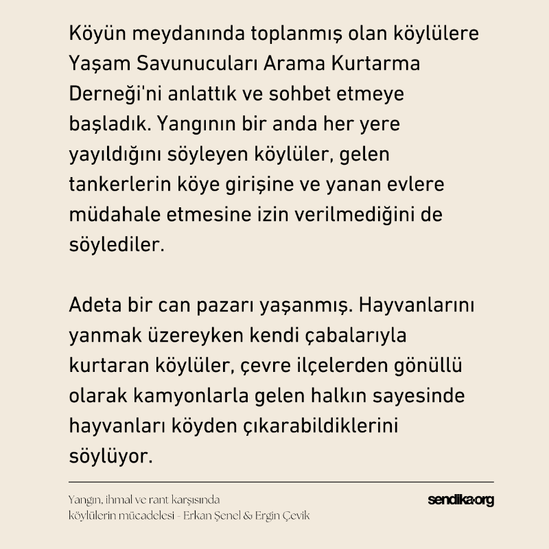 sendika_org's tweet photo. ✏️ Erkan Şenel &amp; Ergin Çevik yazdı | Yangın, ihmal ve rant karşısında köylülerin mücadelesi  #SendikaOrgYazıları