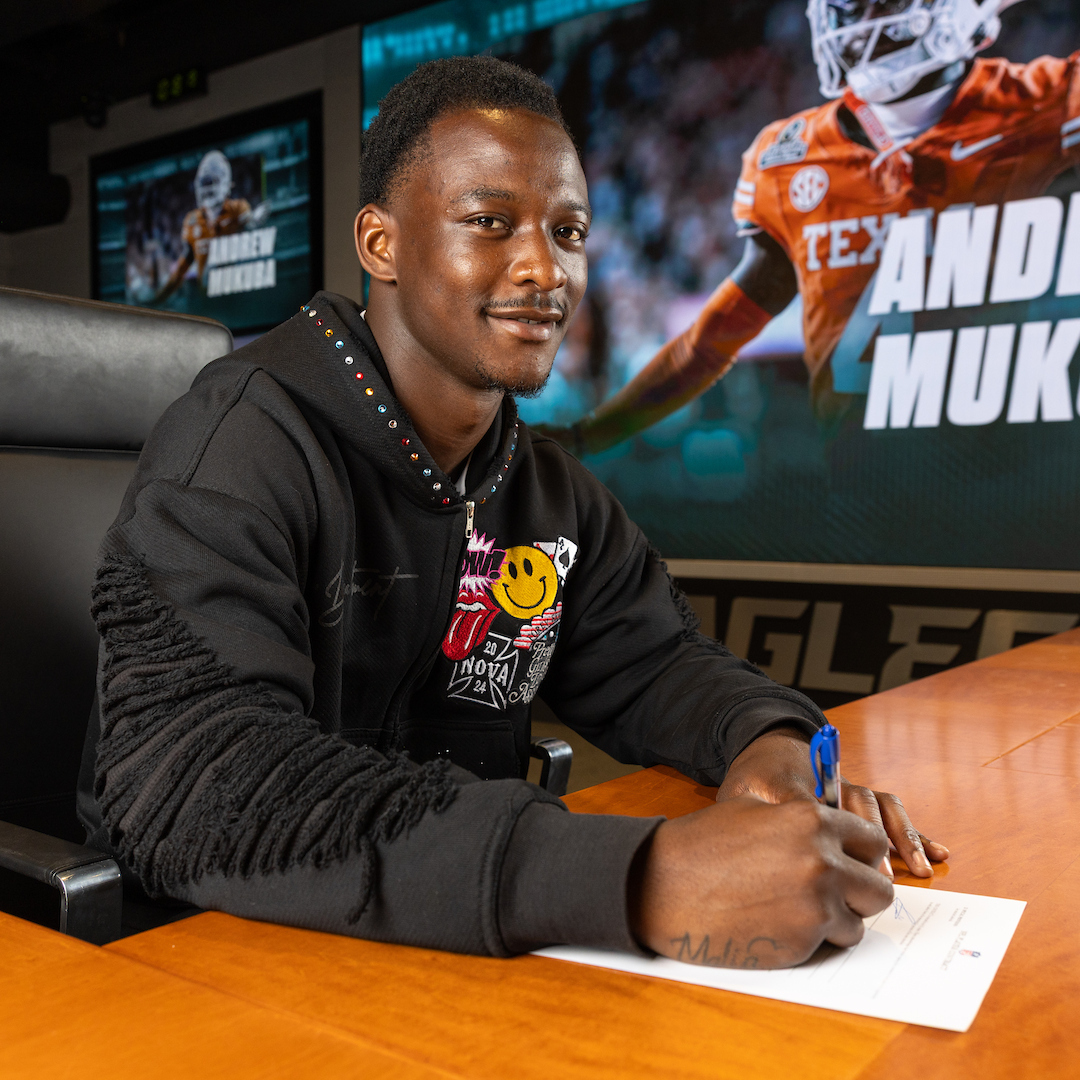 Eagles's tweet image. We've signed S Andrew Mukuba.
The Eagles entire 2025 Draft Class is now signed.