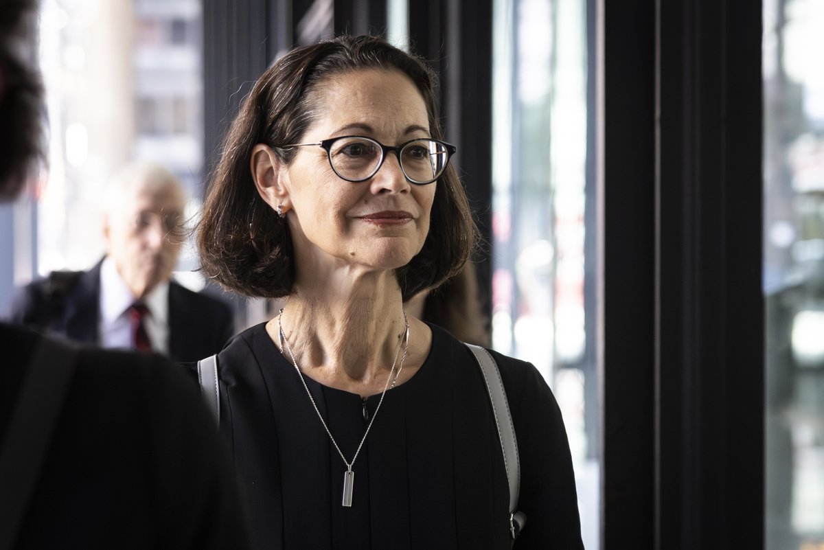 Jon Seidel (@seidelcontent) on Twitter photo #BREAKING Former ComEd CEO Anne Pramaggiore has been sentenced to two years in prison for her role in a conspiracy aimed at swaying former Illinois House Speaker Michael Madigan to benefit ComEd.
(Pic by <a href="/Ashlee_Rezin/">Ashlee Rezin</a>) #BREAKING Former ComEd CEO Anne Pramaggiore has been sentenced to two years in prison for her role in a conspiracy aimed at swaying former Illinois House Speaker Michael Madigan to benefit ComEd.
(Pic by <a href="/Ashlee_Rezin/">Ashlee Rezin</a>)