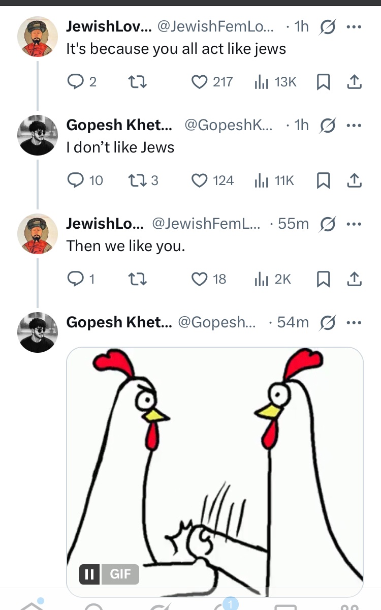 benny_uncl57167's tweet image. Anti Indian racism is wrong.. it’s not like we’re jews or something