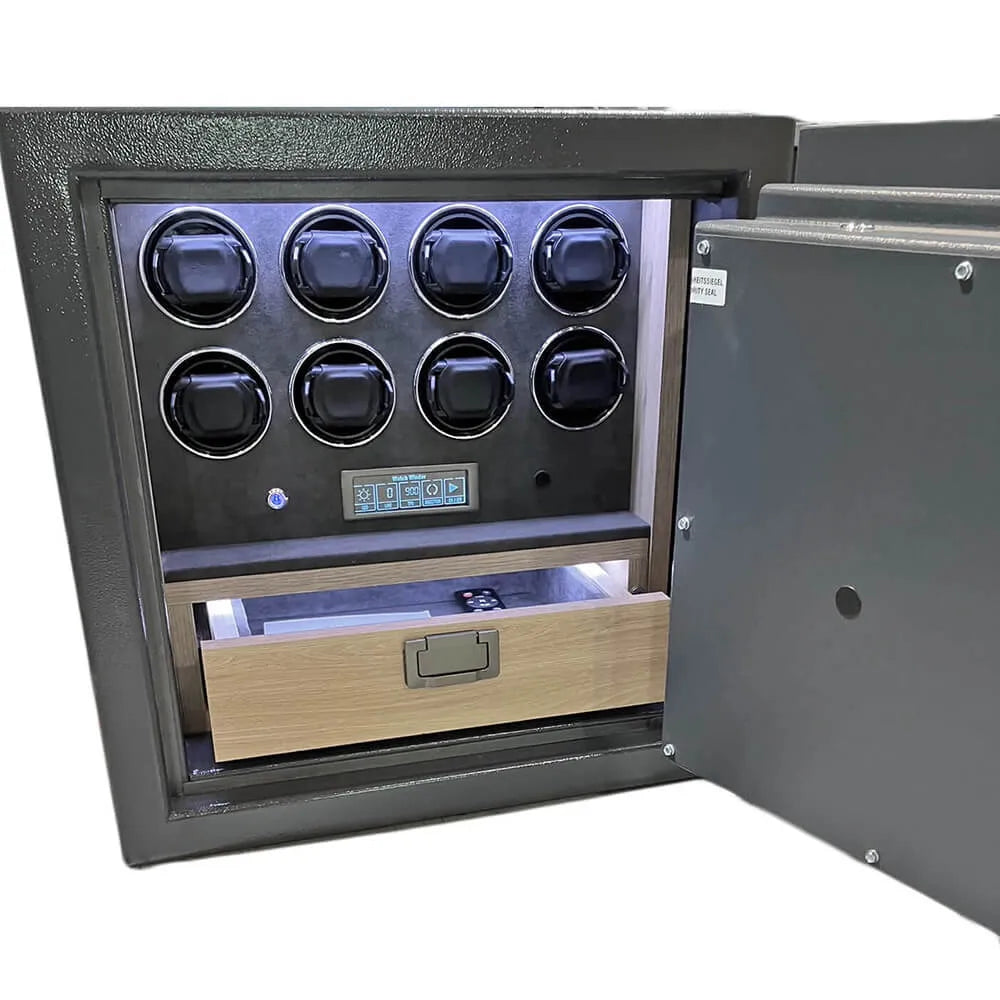 aevitas_uk's tweet image. Protect your watches with our Grade 3 security watch winder safe, insured up to £350,000. Maintain precision and enjoy peace of mind. Available now for £5,995. #WatchProtection #LuxurySecurity aevitas-uk.co.uk/products/grade…
