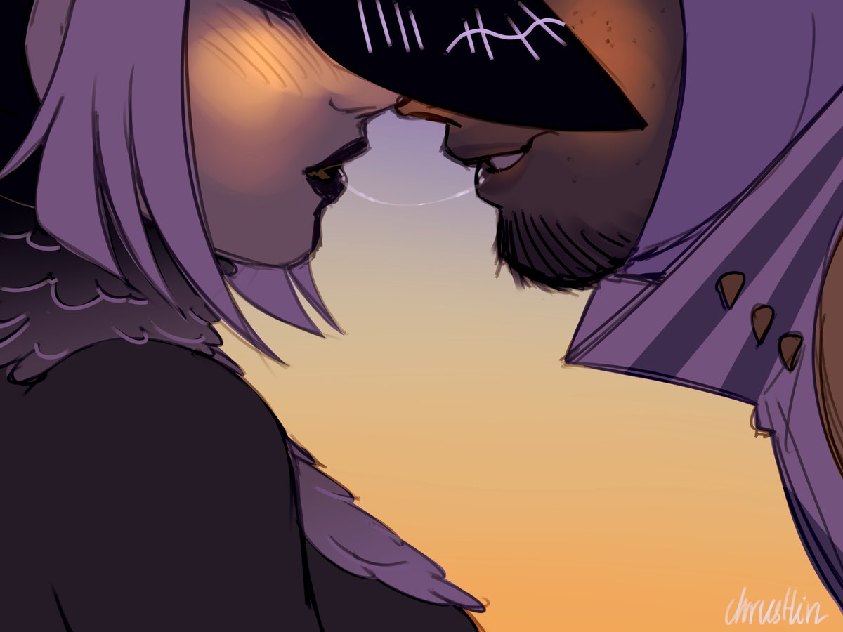 chrustlin's tweet image. #Guitarspearweek2025 first kiss