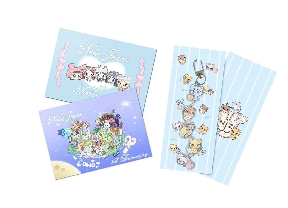 _bunnymate_'s tweet image. ˗ˏˋ ✧₊⁺🐰🎀 뉴진스 3주년 기념 나눔 안내 🎀🐰⁺₊✧ ˎˊ˗
୨୧ 안녕하세요! 버니메이트입니다 ୨୧
꒰ঌ 💌 엽서 2종 + 🐇줄줄이 키링 준비했어요 ໒꒱
˖ ࣪⊹ 많은 정성을 담아 만들었답니다 ♡₊˚
୨⎯ 7월 22일 아침, 창작 공지 예정 ⎯୧
편하게 말 걸어주세요♡