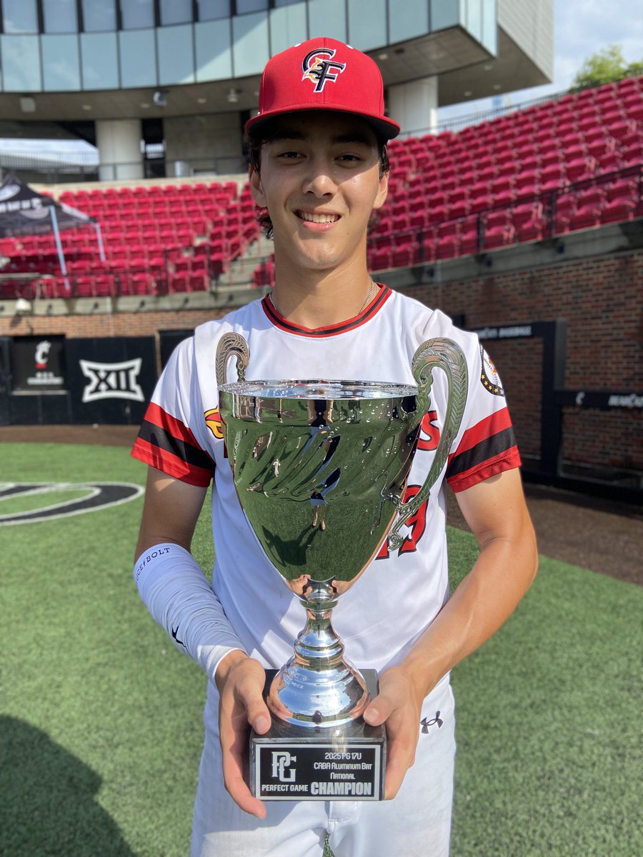 HydeParkPianoStudio (@hydeparkpiano) on Twitter photo Jaemeson French’s batting stats from <a href="/PerfectGameUSA/">Perfect Game USA</a> #CABA National Champioship 2025
.478 AVG / 1.282 OPS / 3XBH / 5BB / 10 stolen bases
<a href="/uofcincy/">University of Cincinnati</a> <a href="/frenchjaemeson/">Jaemeson French</a> <a href="/Cincy_Flames/">Cincy Flames</a> Jaemeson French’s batting stats from <a href="/PerfectGameUSA/">Perfect Game USA</a> #CABA National Champioship 2025
.478 AVG / 1.282 OPS / 3XBH / 5BB / 10 stolen bases
<a href="/uofcincy/">University of Cincinnati</a> <a href="/frenchjaemeson/">Jaemeson French</a> <a href="/Cincy_Flames/">Cincy Flames</a>