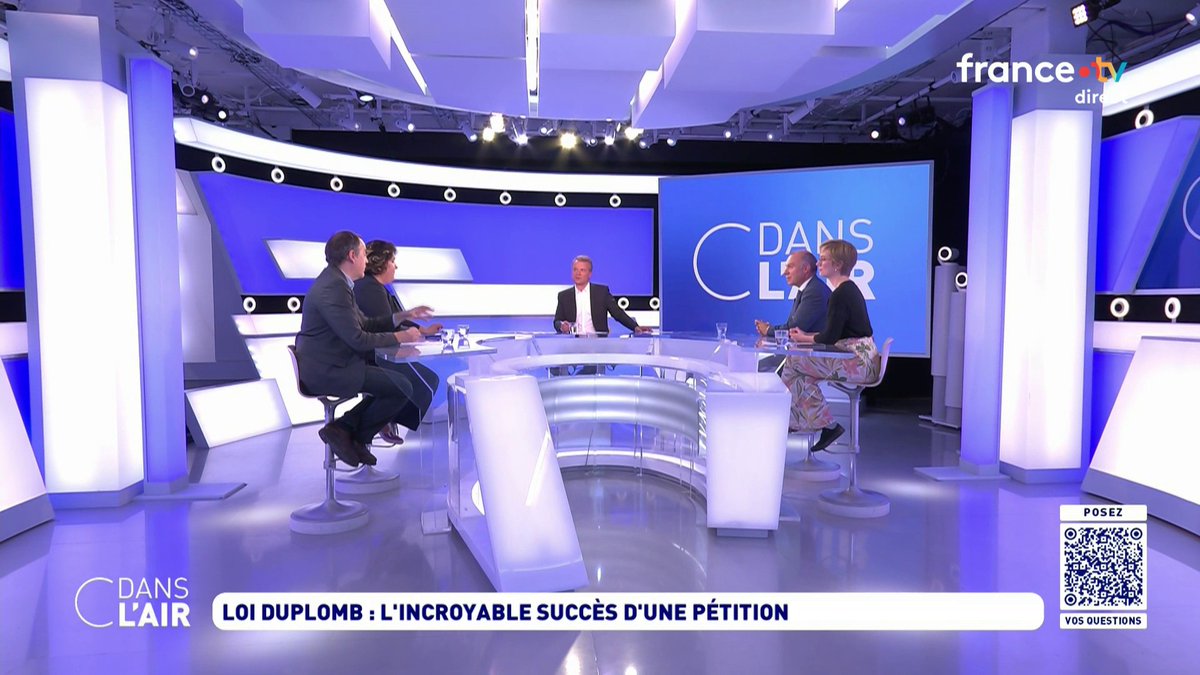 Cdanslair's tweet image. ⬛Loi #Duplomb : l'incroyable succès d'une pétition
Retrouvez l'émission #cdanslair présentée par @AxeldeTarle, en replay sur France 5 et sur toutes les plateformes de podcast : audmns.com/cfXainl
Bonne soirée, à demain !