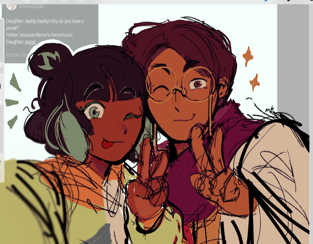 ne9178's tweet image. working on a few drawings heres a junebug duo in the meantime cus theyre important to me #MonkieKid #RenewMonkieKid