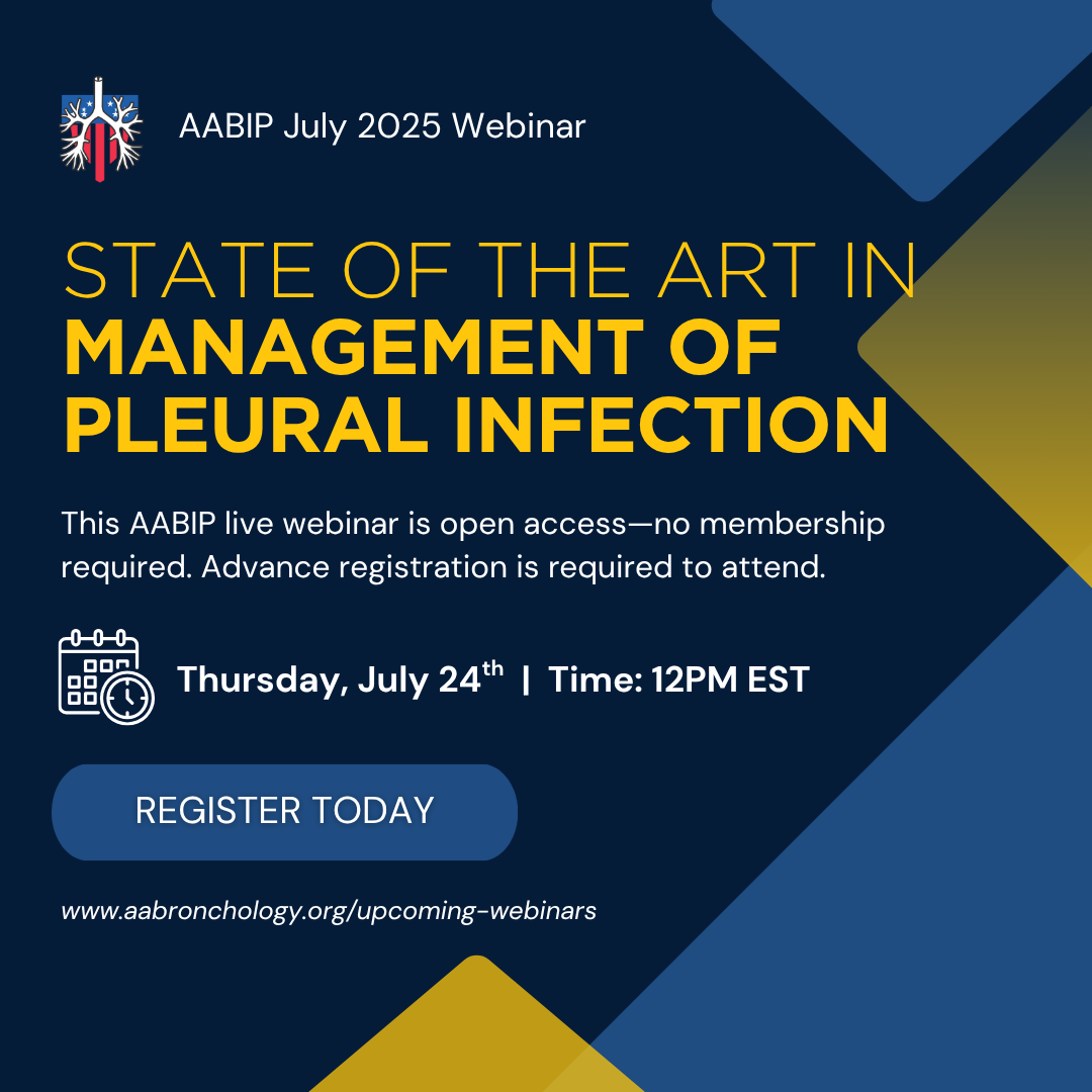 Your AABIP Webinar is coming up this week!

Join us this Thursday, July 24th at 12PM EST for an incredible session featuring Dr. Samira Shojaee and Dr. Najib Rahman. 💭

You won’t want to miss what’s in store!
🔗 Click here to register today: aabip.memberclicks.net/upcoming-webin…
