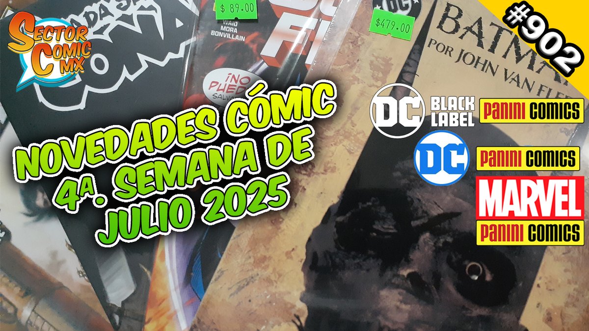 SectorComicMx's tweet image. Estos son los títulos de @PaniniComicsMx en Marvel y DC Comics así como Black Label que ya circulan en varios puntos de venta habituales. Destaca ese Absolute de Ronin.
Chequen qué más llegó.
Vídeo: youtu.be/ZPD5XJkLsy8
#MarvelComics #DCComics #PaniniComicsMx #Cómics #México