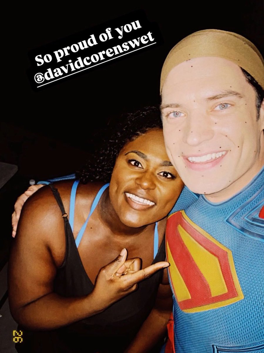 HollywoodHandle's tweet image. Danielle Brooks shares new photo with David Corenswet as Superman.
Could that possibly mean he will appear in ‘PEACEMAKER’ Season 2? 👀