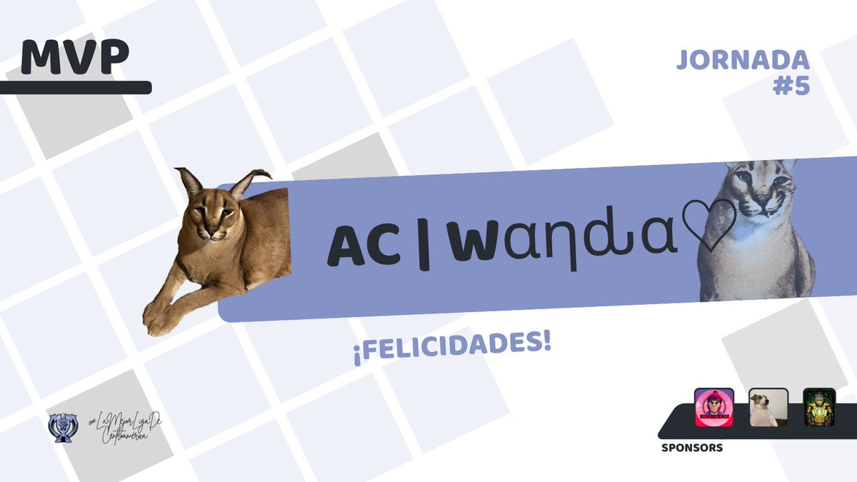 🌟 MVP 🌟

MVP de la jornada 5

¡Felicidades AC|Wαηԃα♡! 

#LigaCatracha 🇭🇳💙