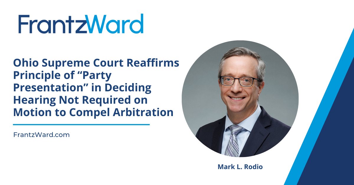 Mark Rodio discusses the ruling in Snyder v. Old World Classics, which reaffirmed the “party presentation" principle. He shares that while some matters can't be waived, many others are waivable, especially for failing to raise them at court or on appeal. 
hubs.la/Q03y6C2g0
