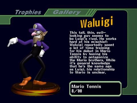 misterduby's tweet image. Waluigi turns 25 today and 25 also happens to be his in-universe age
(Mario and Luigi were stated to be 25 by Miyamoto)