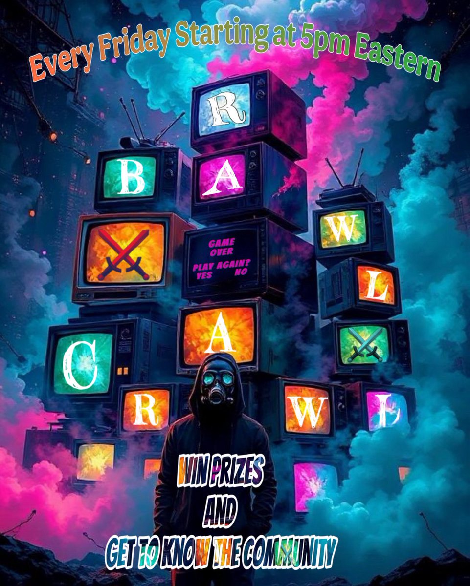 SMOKED_OUT_NFT's tweet image. Evil wins when good people do nothing. And by evil I mean anyone but you. 

The rumbles in the Brawl Crawl are a free for all, last person standing, stab your friends in the back to win kind of game. 

And how is this savage behavior rewarded… 
with an estimated $150 in prizes.