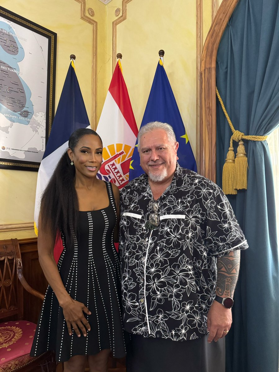 christine_kelly's tweet image. Matinée d’échange avec le Président de la Polynésie française Moetai Brotherson autour des défis du territoire.
L’économie numérique
L’économie bleue
L’économe sociale et solidaire
L’économie touristique qui bat ses records. ..
Les conséquences des accords de…