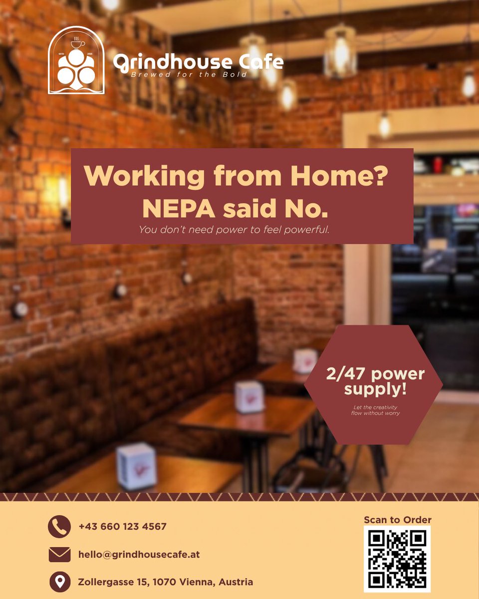 SpecEdoho's tweet image. Social media flyers and ad designs can be compared to John the Baptist in the Bible preaching the goodnews of the brand with images and text all in sync.
These social media designs loudly announced the personality and story of GRINDHOUSE CAFE.
Do you agree?
