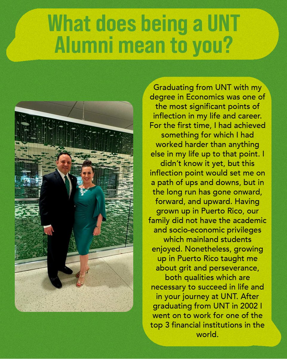 UNTAlumniAssoc's tweet image. ✨ UNT Alumni Spotlight ✨
➡️ Tony Feliciano, Executive Director at JPMorgan Chase, brings 22 years of banking experience. He lives in Frisco, TX with his wife Renae (also a UNT alum) and their sons, James and Thomas.