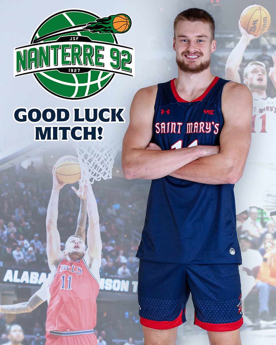 Saint Mary's Hoops (@saintmaryshoops) on Twitter photo Join us in wishing our guy Mitchell Saxen good luck, as he recently signed with <a href="/Nanterre92/">Nanterre 92</a> to continue his playing career 👏
#GaelsRise Join us in wishing our guy Mitchell Saxen good luck, as he recently signed with <a href="/Nanterre92/">Nanterre 92</a> to continue his playing career 👏
#GaelsRise