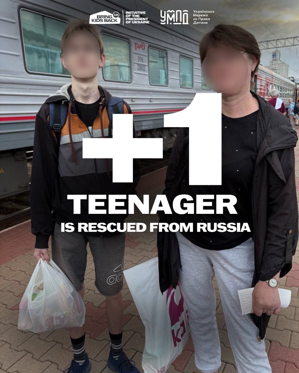 BringKidsBackUA's tweet image. Another Ukrainian teenager who was forcibly taken to Russia from temporarily occupied Mariupol has been brought back as part of the President of Ukraine’s initiative Bring Kids Back UA, with the support of the Ukrainian Child Rights Network.
For three years, Denys was separated…