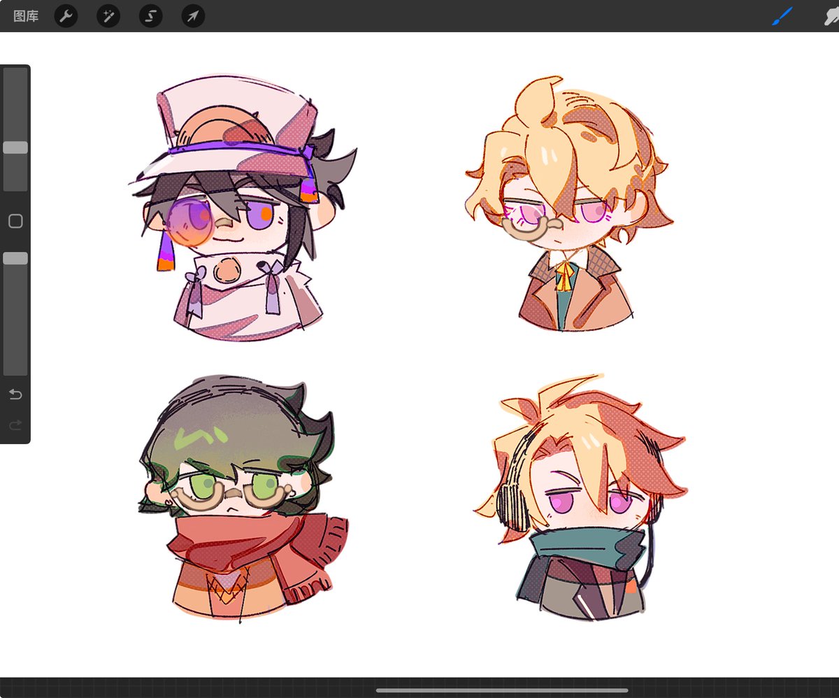 Decsince_until's tweet image. #maimai_art 
#CHUNITHM_art 
眼镜男和围巾男