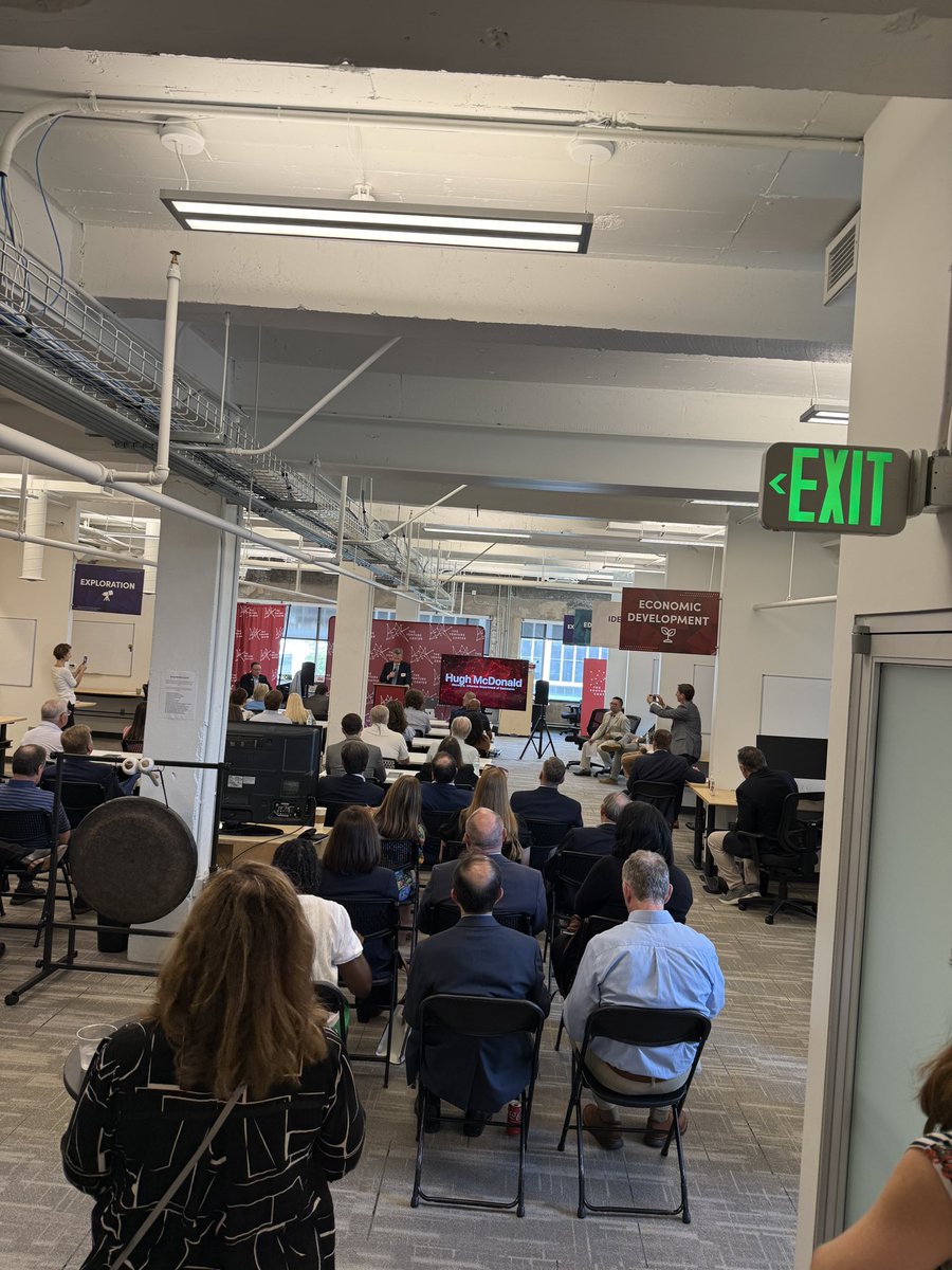 Lunch at the LR Tech Park for <a href="/VentureCenter/">The Venture Center</a> Arkansas Lithium Industry Accelerator featuring Arkansas Secretary of Commerce Hugh McDonald.