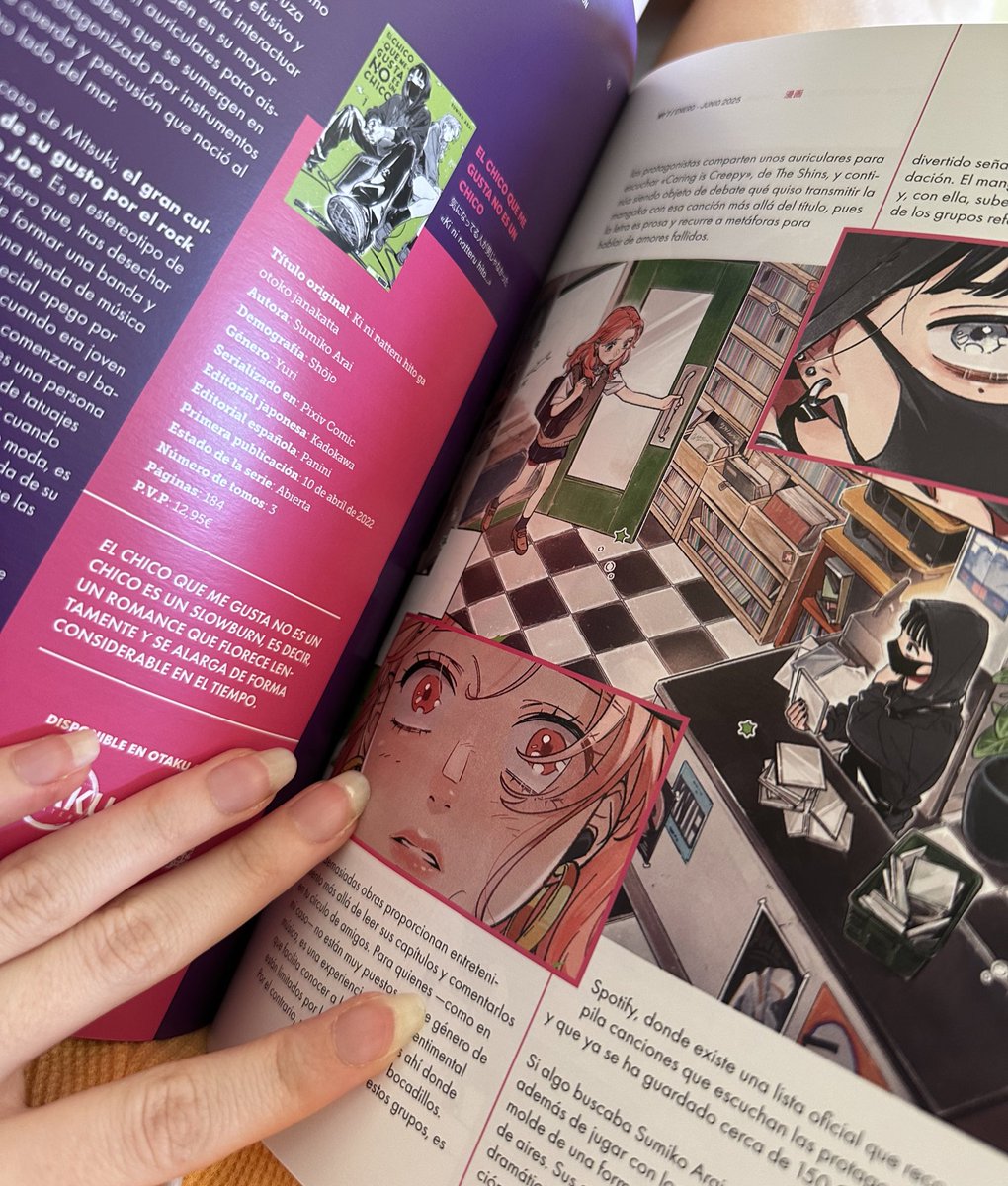 PIKCAL1's tweet image. Me acaba de llegar el nuevo número de la revista @kaibun_es ✨
Es preciosa, está cuidada al detalle y nos trae información sobre manga, anime y cultura japonesa.
Echadle un ojo porque es de lo mejorcito 💕