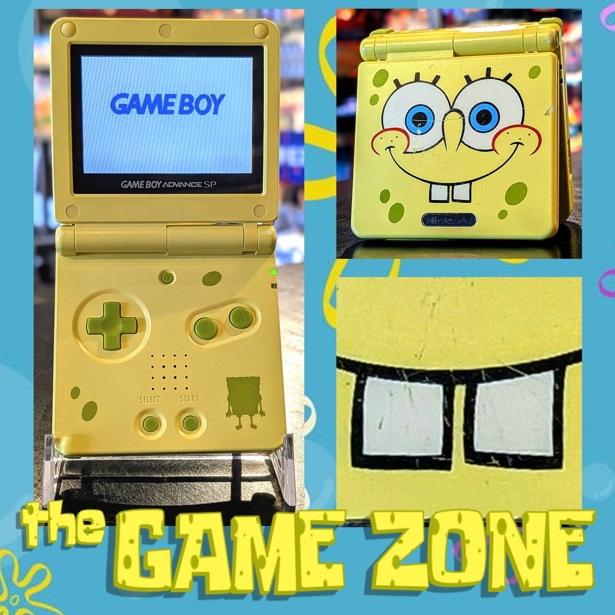 TJI - SpongeBob SquarePants Game Boy Advance SP!!!

Please don't believe the urban legend, it does not go, "Baigh-aigh-aigh-aigh-aigh-aigh-aigh" when the batteries run out!!!

#SpongeBob #SpongeBobSquarePants #GameBoyAdvanceSP #GameBoyAdvance #Nintendo #TheGameZone #HillsdaleNJ