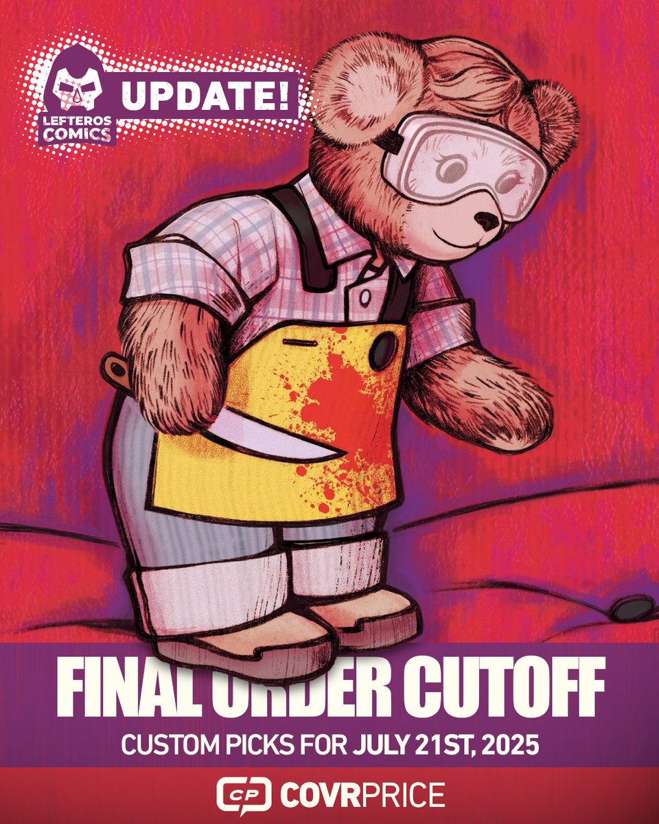 covrprice's tweet image. UPDATED WITH FOC PICKS FROM @lefteros, hit the link in the bio!
This is your LAST CALL for Final Order Cutoff! Let your LCS know what books you want!
With @BjornBarends @jasonaaron @juaneferreyra @martinmorazzo @skottieyoung & more! #FOC
LINK: covrprice.com/cp-content/202…