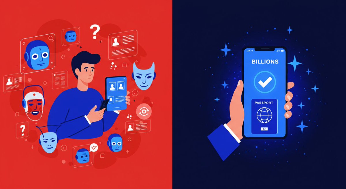 musadalhatu_'s tweet image. 🤖 Bots are getting smarter.

But thanks to Billions App, you don&apos;t need to prove your humanity to them just verify once, and stay private.

- No hardware
-Just your phone + passport
-Powered by Zero-Knowledge Proofs

#BillionsApp #ZKProofs #HumanVerification