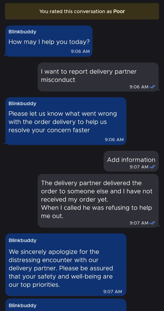2oo4Vimansh's tweet photo. @letsblinkit Dear blinkit I made this purchase on  20- July/2025 Sunday for my parents in Jaipur.

A respectful delivery partner delivered it to the wrong address and for which I have made a complaint, but haven't received any resolution so far.

Kindly return my amount back. https://t.co/Fi8EGaaH5U
