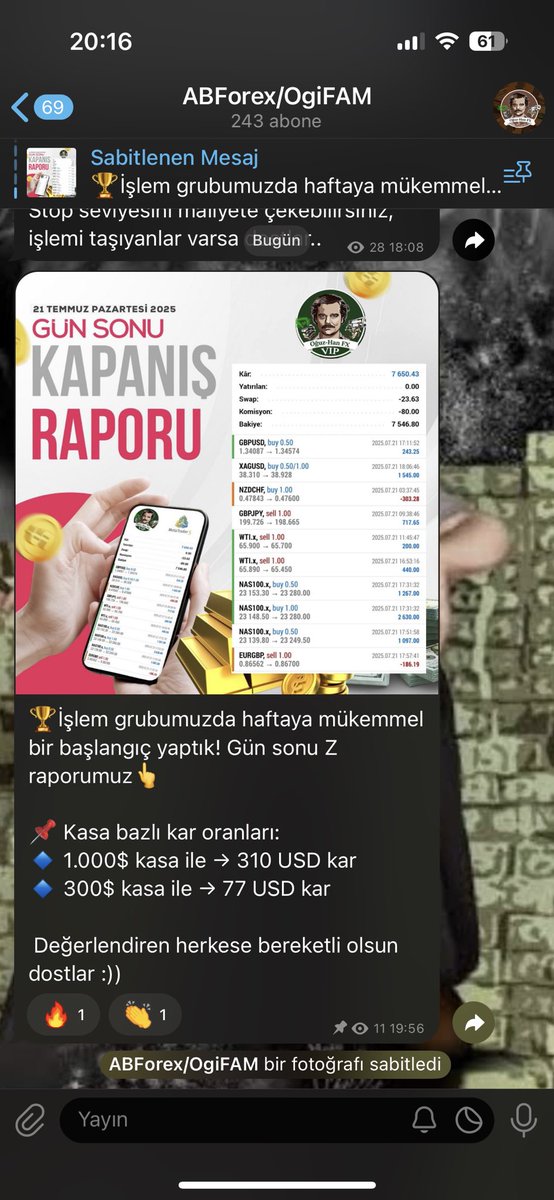 Dostlarım ABTrade ile birlikte çok başarılı işlere imza atıyoruz.

Hem #FX tarafında #Kripto tarafında işlemlerimiz tüm hızıyla devam ediyor.

Özellikle #Ethereum ve #Altcoin rallisinde moral psikoloji çok önemli bu sebeple bizler de sabah akşam işimizin başındayız.

Ve aramıza