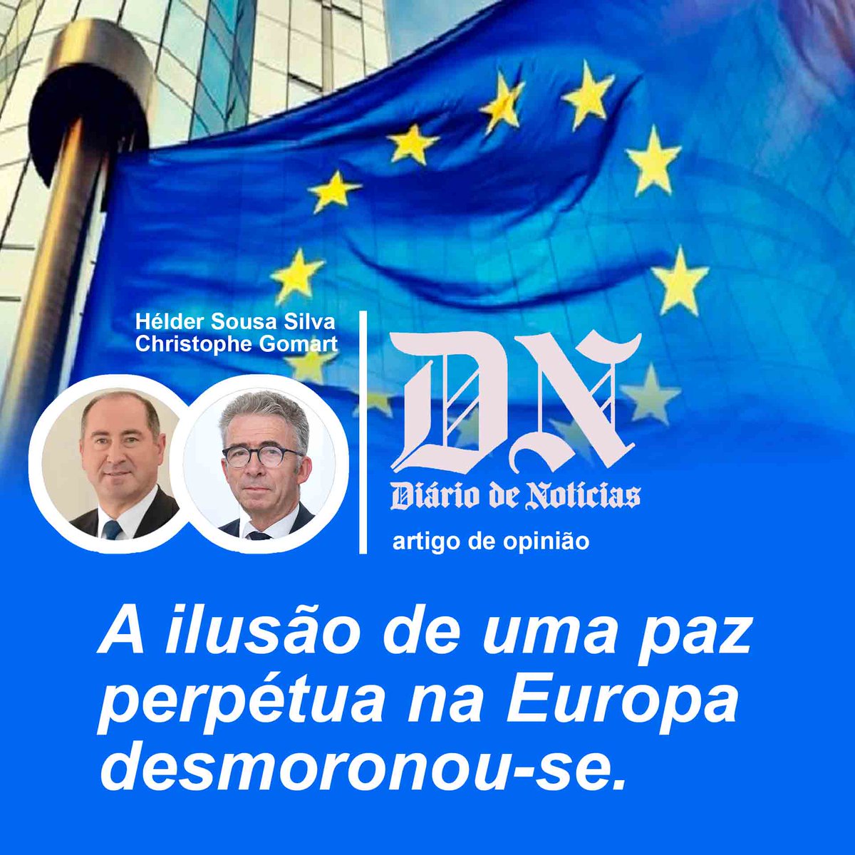 ‼️A Europa tem de assumir o comando‼️

A ilusão de uma paz perpétua na Europa desmoronou-se. A guerra na Ucrânia, o ressurgimento de regimes autoritários e a crescente instabilidade no flanco sul da Europa destruíram décadas de complacência estratégica. A era, pós-Guerra Fria,