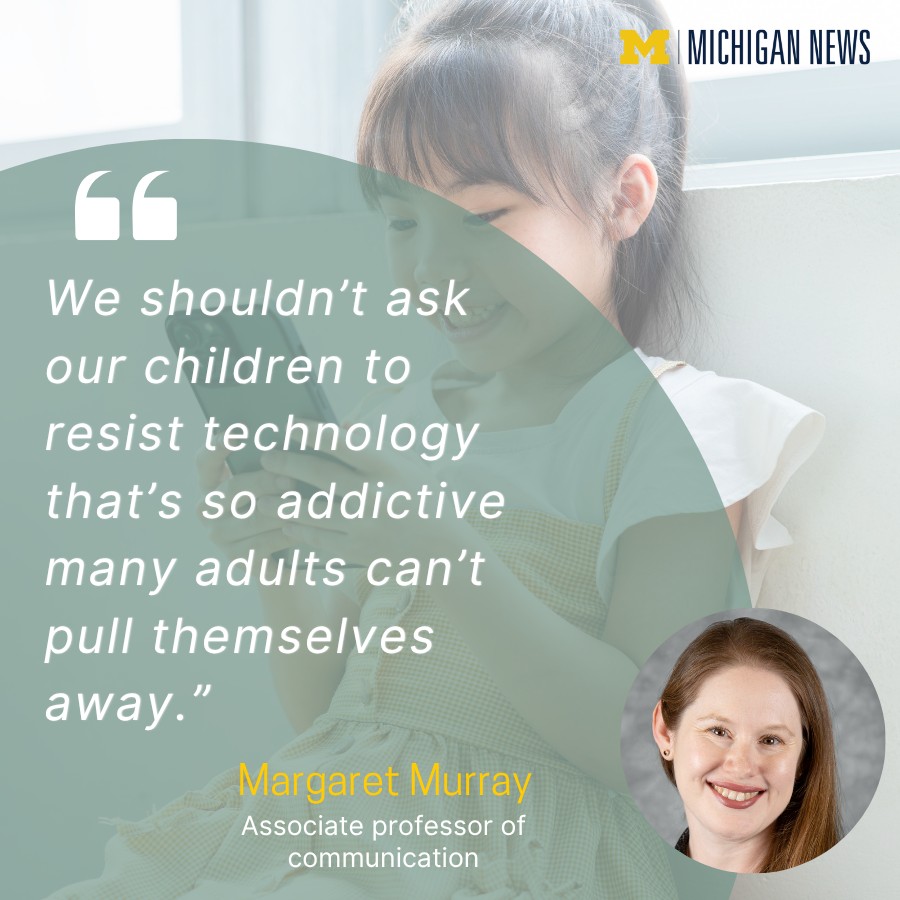 UMichiganNews's tweet image. Test scores in Michigan are dropping. The state lost hold after the pandemic and smartphones among children are only making things worse. Margaret Murray, an associate professor of communication at the University of Michigan-Dearborn @UM_Dearborn ndiscusses why Michigan should…