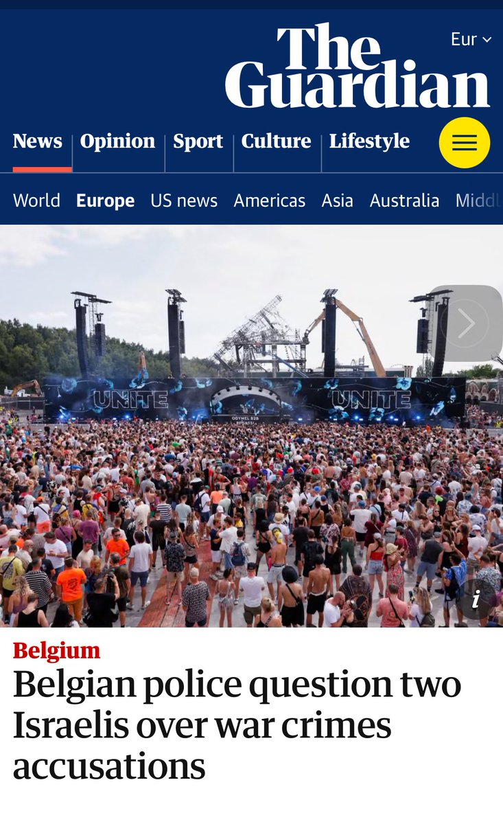 🔴 Por primera vez, Bélgica ha interrogado a dos israelíes por crímenes de guerra en Gaza.
Se aplica la jurisdicción universal.
La impunidad ya no es total.
Hoy fue Bélgica.
Mañana, quizá otros.
📣 La justicia se abre paso cuando la ciudadanía no calla.