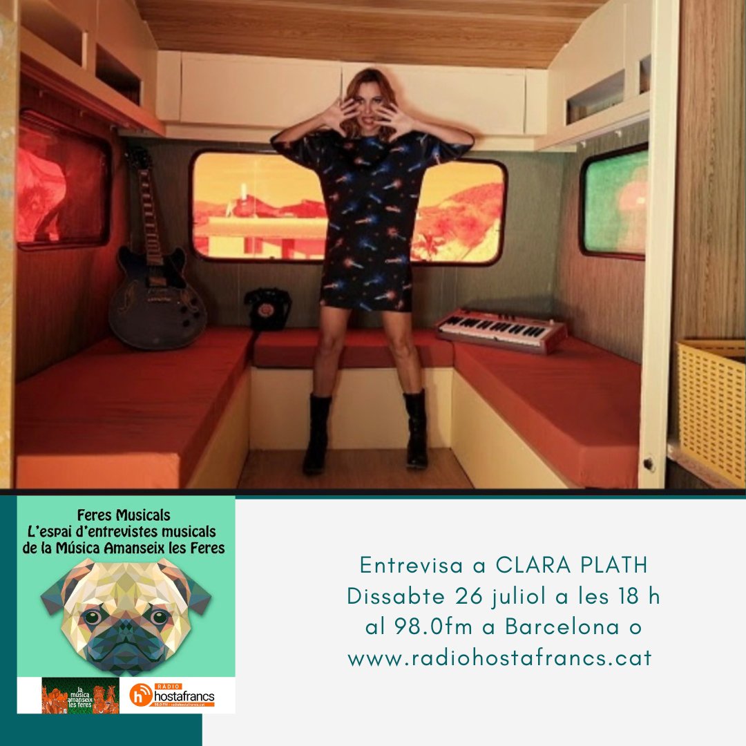 MúsicaAmanseixFeres (@somlmalf) on Twitter photo Aquest dissabte 18h darrer #feresmusicals de la temporada a @radiohostafrancs entrevistem <a href="/ClaraPlath/">ClaraPlath</a> cortesia <a href="/florynata/">Flor y Nata Records</a> Aquest dissabte 18h darrer #feresmusicals de la temporada a @radiohostafrancs entrevistem <a href="/ClaraPlath/">ClaraPlath</a> cortesia <a href="/florynata/">Flor y Nata Records</a>