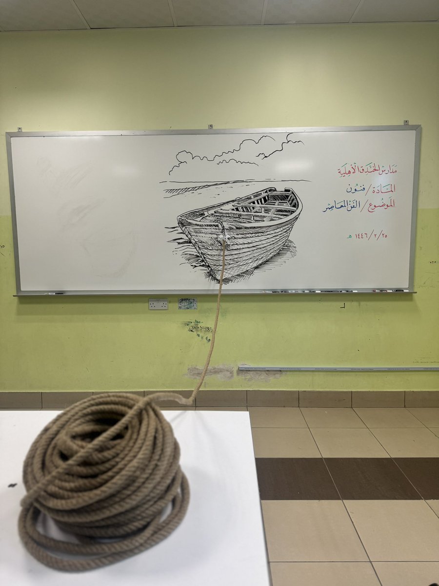 كل صباح دراسي، نرسم فكرة ونتركها تحكي.