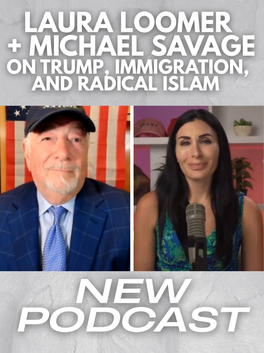 ASavageNation's tweet image. LAURA LOOMER + MICHAEL SAVAGE ON TRUMP, IMMIGRATION, AND RADICAL ISLAM - #862
NEW PODCAST WITH @LauraLoomer
LISTEN HERE: sites.libsyn.com/543657