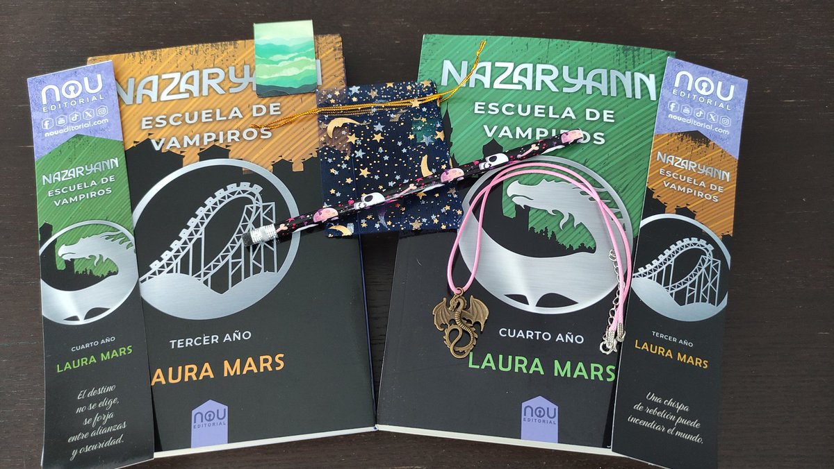 Me encanta cuando entra un nuevo pedido de Nazaryann. Aquí va un 3 y un 4. ¡El final de la saga!

noueditorial.com/74-Nazaryann-c…