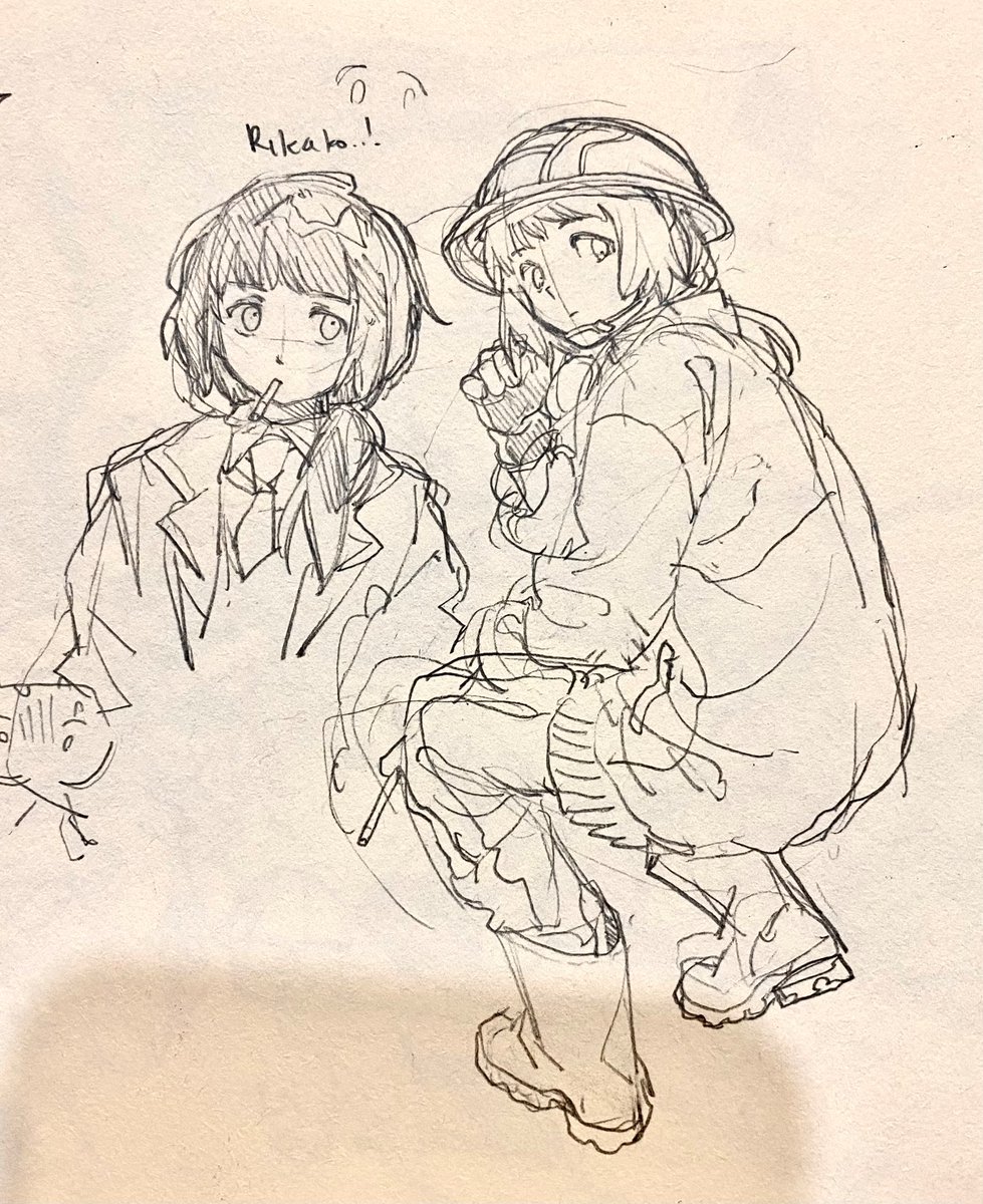 g1a1c2a1e2e2d2's tweet image. i’m one of the (probably) 5 leviathan rikako fans on earth in case you didn’t know