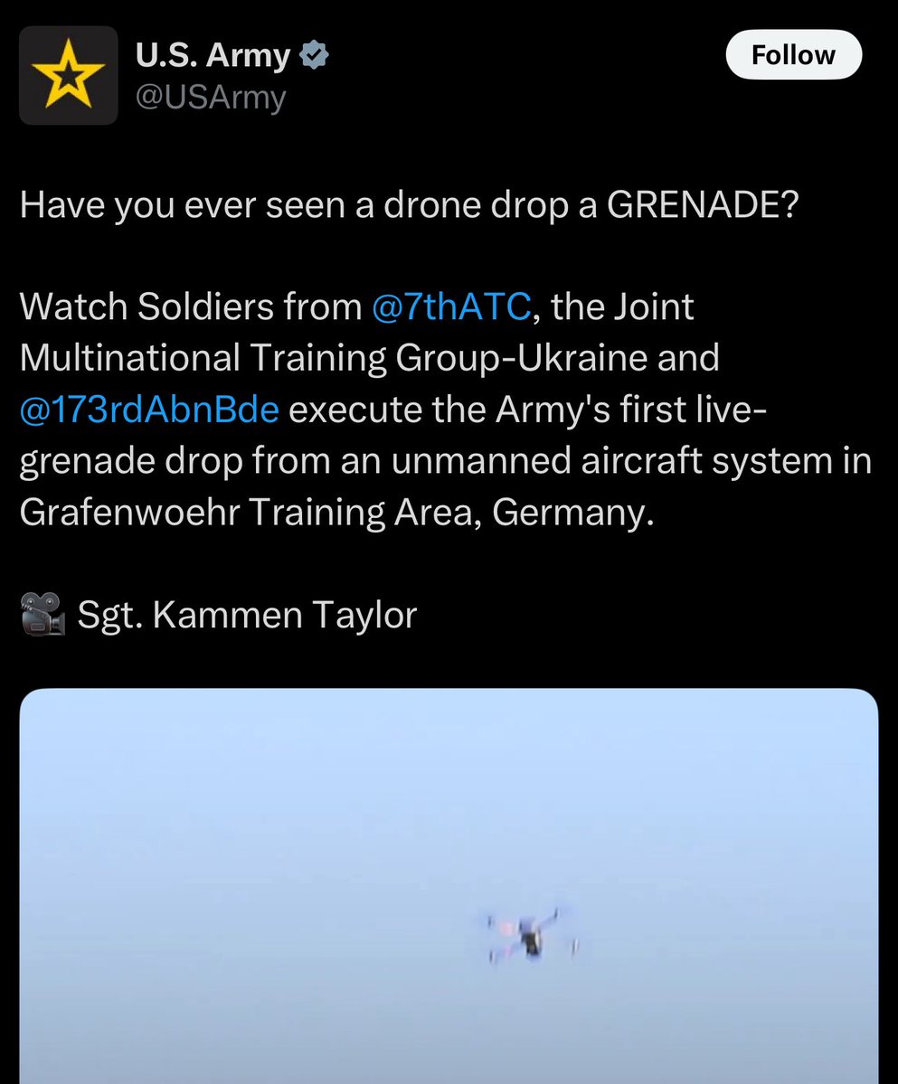 simpatico771's tweet image. It seems the only people on the planet who haven't seen this is the US Army.
Baby steps...